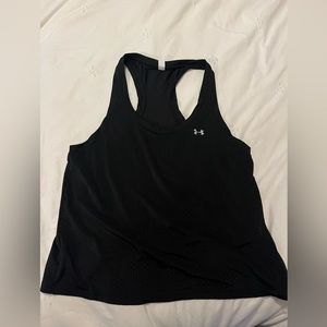 Under Armor Black Mesh Workout Tank Top